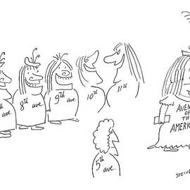 New Yorker December 7th, 1968 by Saul Steinberg