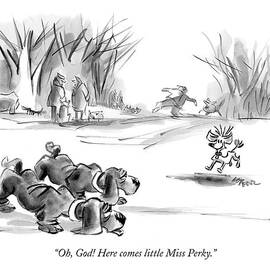 Oh, God! Here Comes Little Miss Perky by Lee Lorenz