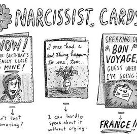 Narcissist Cards by Roz Chast