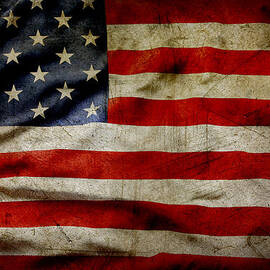American flag grunge effect by Les Cunliffe