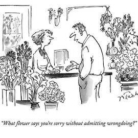 What Flower Says You're Sorry Without Admitting by Mike Twohy