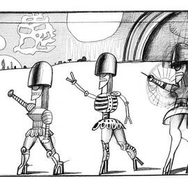 New Yorker February 23rd, 1976 by Saul Steinberg