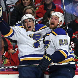 St. Louis Blues V Chicago Blackhawks - by Jonathan Daniel
