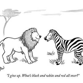 I Give Up. What's Black And White And Red All by Robert Leighton