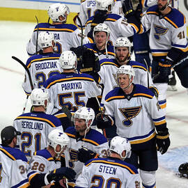 St. Louis Blues V Chicago Blackhawks - by Jonathan Daniel