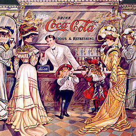 Coca - Cola Vintage Poster by Gianfranco Weiss