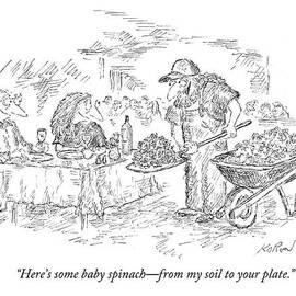 Here's Some Baby Spinach - From My Soil by Edward Koren