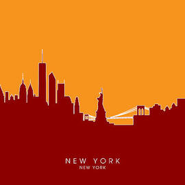 New York Skyline by Michael Tompsett
