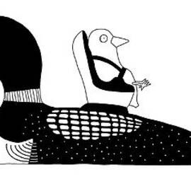 A Baby Duck In A Tiny Car Seat On The Mother by Seth Fleishman