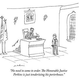 A Bailiff Addresses The Court by Michael Maslin