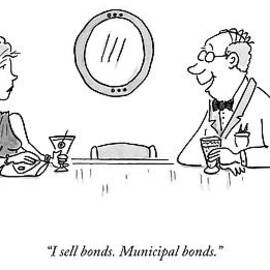 A Bald Man At A Bar In A Tux Speaking by Mark Thompson