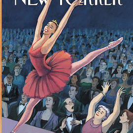 A Ballerina Performs In Front Of An Audience by R Sikoryak