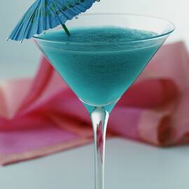 A Blue Hawaiian Cocktail by Romulo Yanes