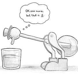 A Bobbing Duck Toy Is Dipping Its Beak by Paul Noth