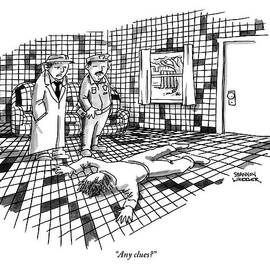 A Body Lies Face Down In A Room Where The Walls by Shannon Wheeler