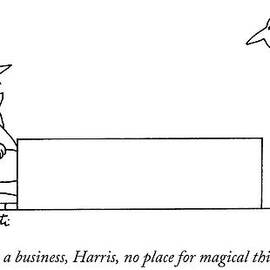 A Boss Behind A Desk Berates His Inferior by Charles Barsotti
