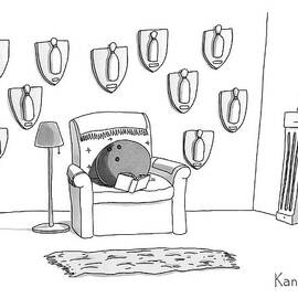 A Bowling Ball Sits In A Chair by Zachary Kanin