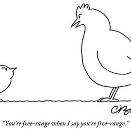 A Chicken Tells Her Baby Chick by Charles Barsotti