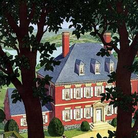 A Colonial Manor House by Pierre Brissaud