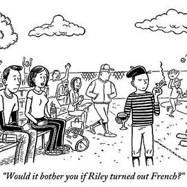 A Couple Look On At Their Son Who Is Dressed by Ward Sutton