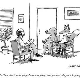 A Couples Therapist Speaks To A Fox And A Dog by Joe Dator