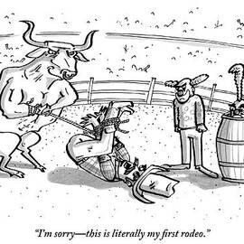 A Cowboy Has Been Hogtied And Subdued by Farley Katz