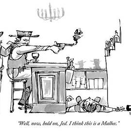 A Cowboy In A Saloon Has Just Shot The Bartender by Corey Pandolph