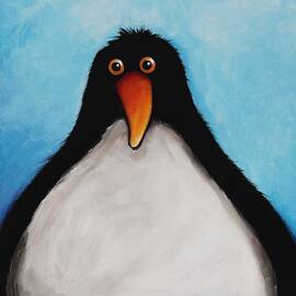 A cuddly penguin by Lucia Stewart