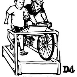 A Cyclist Says To A Jogger. They Are Both by Drew Dernavich