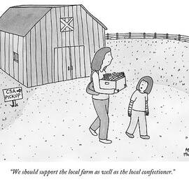 A Daughter Talks To Her Mother As They Leave by Amy Hwang