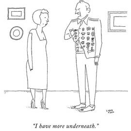 A Decorated Military Officer Shows by Liana Finck