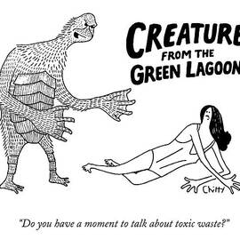 A Deformed Creature From The Green Lagoon by Tom Chitty