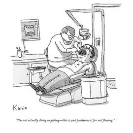 A Dentist Roots Around In A Patient's Mouth by Zachary Kanin