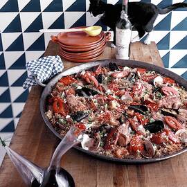 A Dish Of Paella by Richard Rutledge