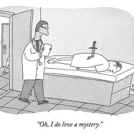 A Doctor Enters An Examination Room Where by Peter C. Vey