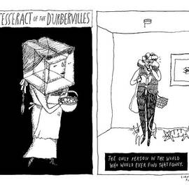 A Drawing Of Tesseract Of The D'urbervilles by Liana Finck