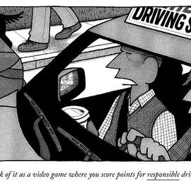 A Driver's Ed Teacher Speaks To His Student by William Haefeli