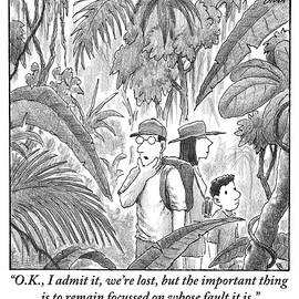 A Family Is Lost In The Depths Of A Jungle by Harry Bliss