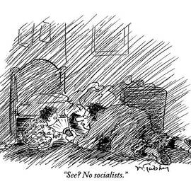 A Father And His Son Are Seen Looking by Mike Twohy