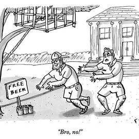 A Fraternity Dude Tries To Stop His Friend by Farley Katz