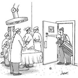 A Golfer Enters An Operating Room Where His Golf by Tom Cheney
