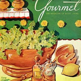 A Gourmet Cover Of Dandelion Salad by Henry Stahlhut