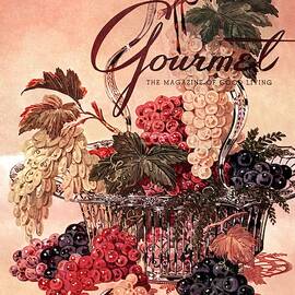 A Gourmet Cover Of Grapes by Henry Stahlhut