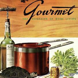 A Gourmet Cover Of Turtle Soup Ingredients by Henry Stahlhut