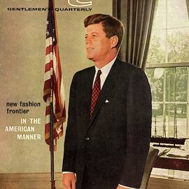 A Gq Cover Of President John F. Kennedy by David Drew Zingg