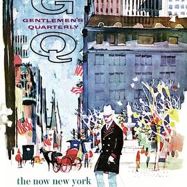 A Gq Cover Of The Plaza Hotel by Dong Kingman