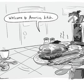 A Greasy Plate Of Pancakes by Farley Katz