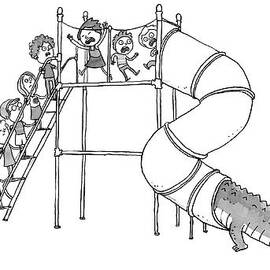 A Group Of Children Are Lined Up To Go by Jason Patterson