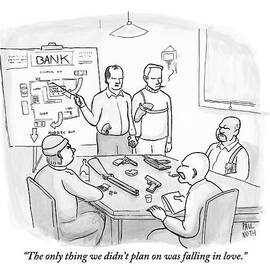 A Group Of Criminals Are Planning In A Room by Paul Noth