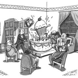 A Group Of Overweight Gentlemen Are Sitting by Zachary Kanin